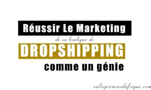 Réussir le marketing de sa boutique de dropshipping comme un génie.